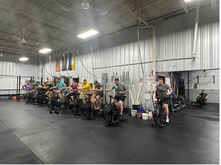 The training floor at Cream City CrossFit in Milwaukee.